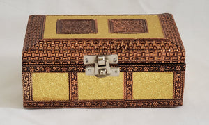 Copper Gold Jewelry Box