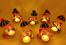 Load image into Gallery viewer, Raja Rani T-Light Candle Holder
