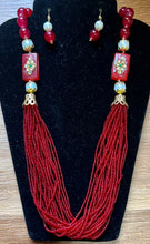 Load image into Gallery viewer, Jaipuri Beads Necklace Set
