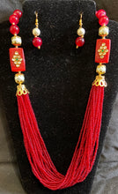 Load image into Gallery viewer, Jaipuri Beads Necklace Set