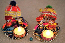 Load image into Gallery viewer, Raja Rani T-Light Candle Holder
