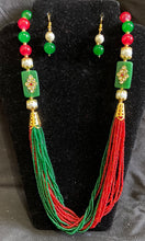Load image into Gallery viewer, Jaipuri Beads Necklace Set