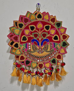 Decorative Double Peacock Wall Hanging