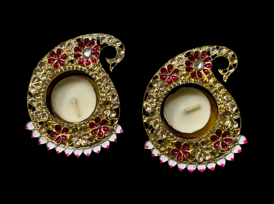 Meenakari Candle Holder