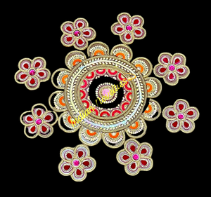 Designer Flower Rangoli
