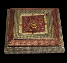 Load image into Gallery viewer, Antique Copper Mukhwas/Dry Fruit Box
