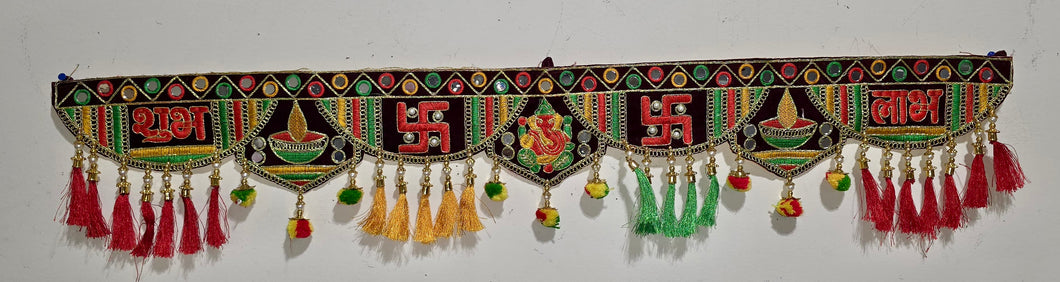 Decorative Swastik Ganesha Garland
