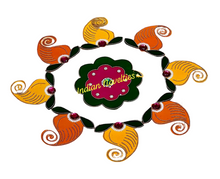 Load image into Gallery viewer, Velvet Cloth Designer Rangoli
