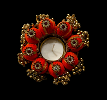 Load image into Gallery viewer, Decorative Ball Candle Holder
