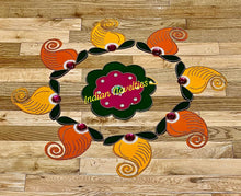 Load image into Gallery viewer, Velvet Cloth Designer Rangoli
