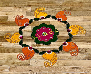 Velvet Cloth Designer Rangoli